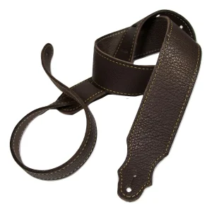 Franklin 2" Purist Glove Leather Guitar Strap - Leather / Buck