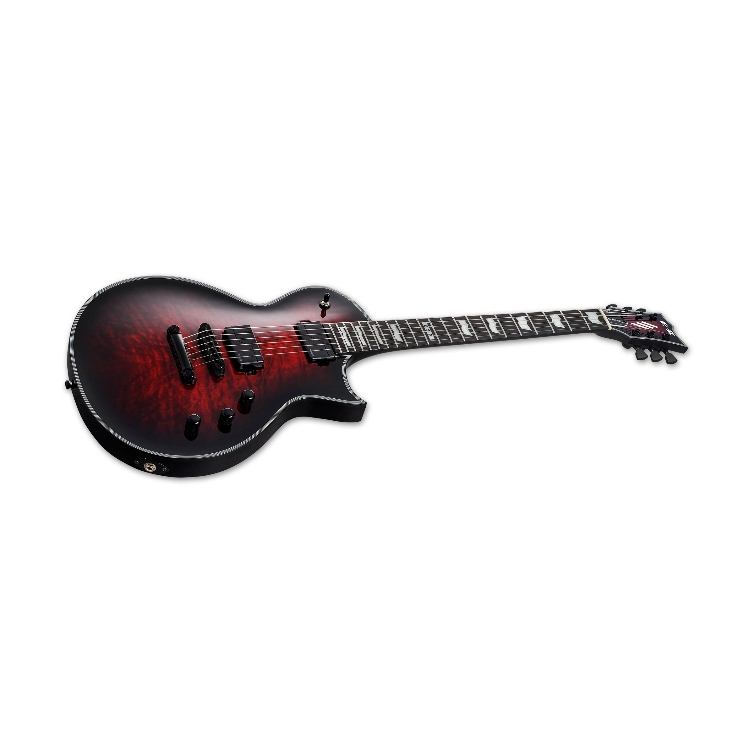 ESP E-II Eclipse See Thru Black Cherry Sunburst w/FREE CASE - Image 2